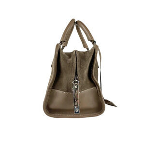 Loewe leather handbag suede Amazona brown